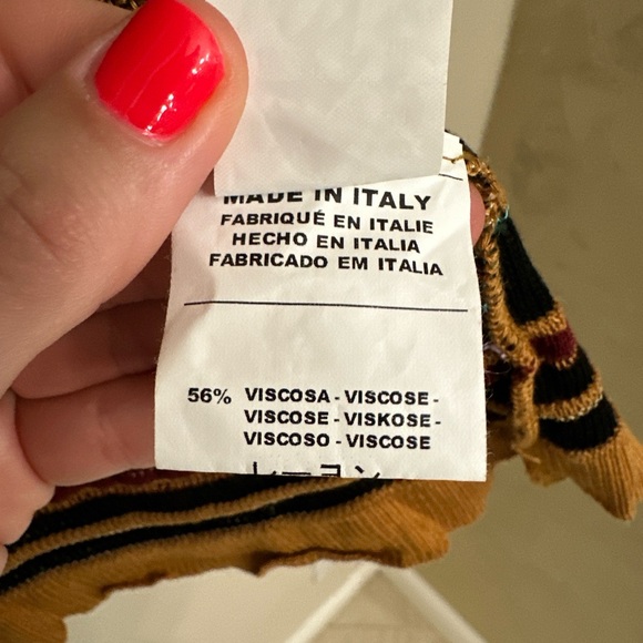 Misonni shirt small to medium size 10 brown - Picture 4 of 10